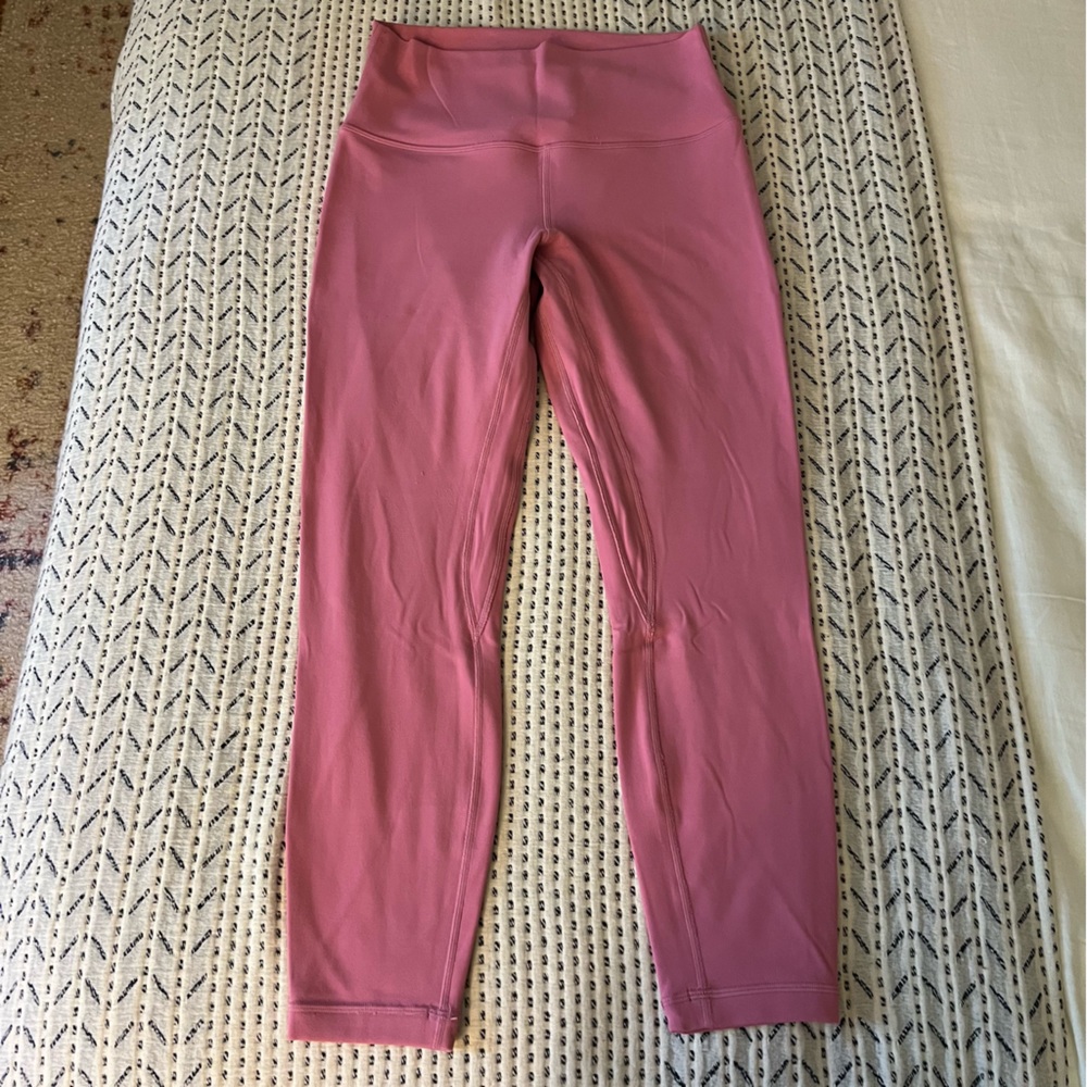 lululemon Align High-Rise Pant 25", Pink Blossom, Size 8